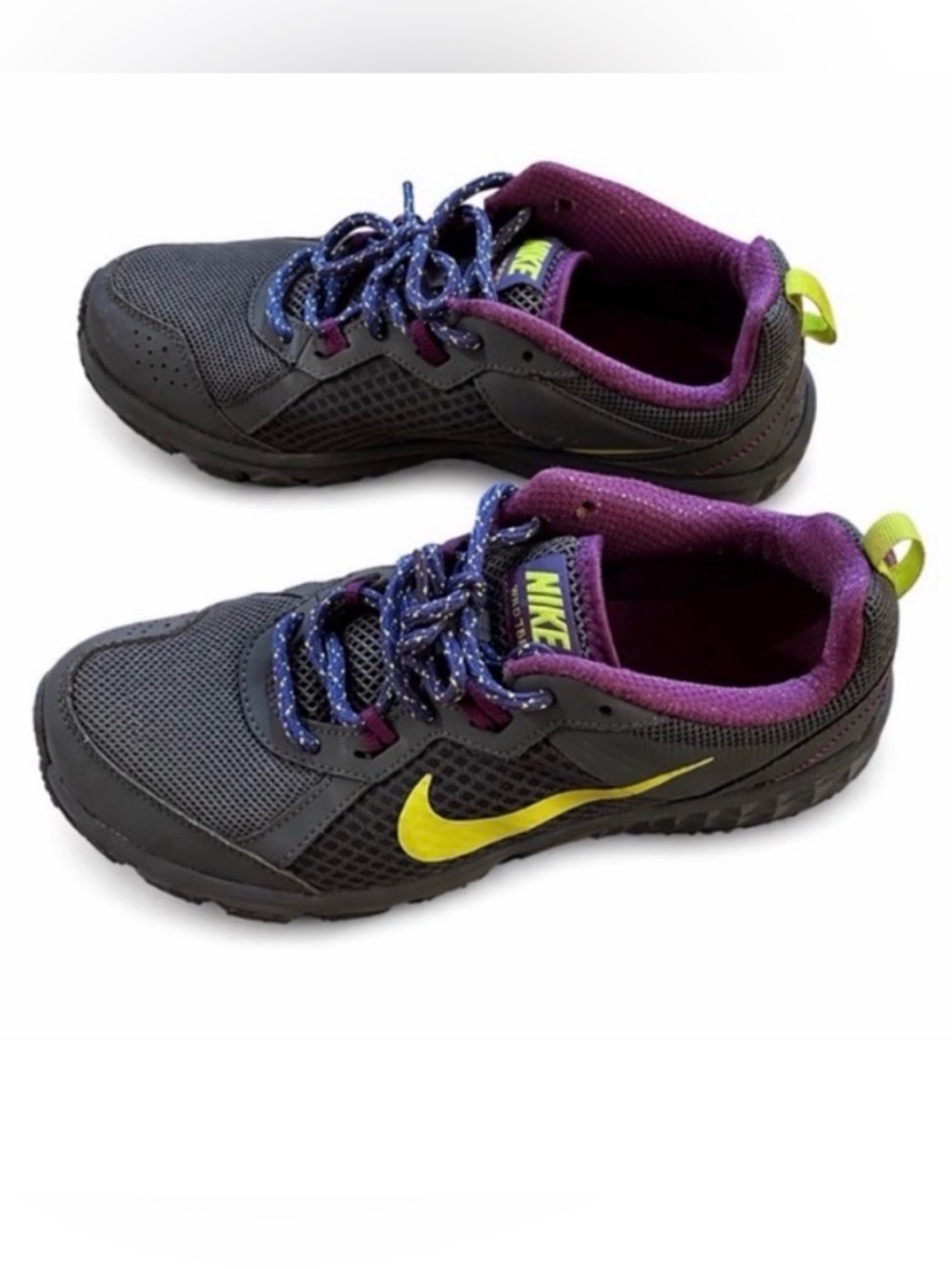 Nike Gray and Purple shoes